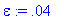 epsilon := .4e-1