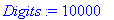 Digits := 10000