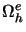 $ \Omega^{e}_{h}$
