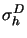 $ \sigma_{h}^{D}$