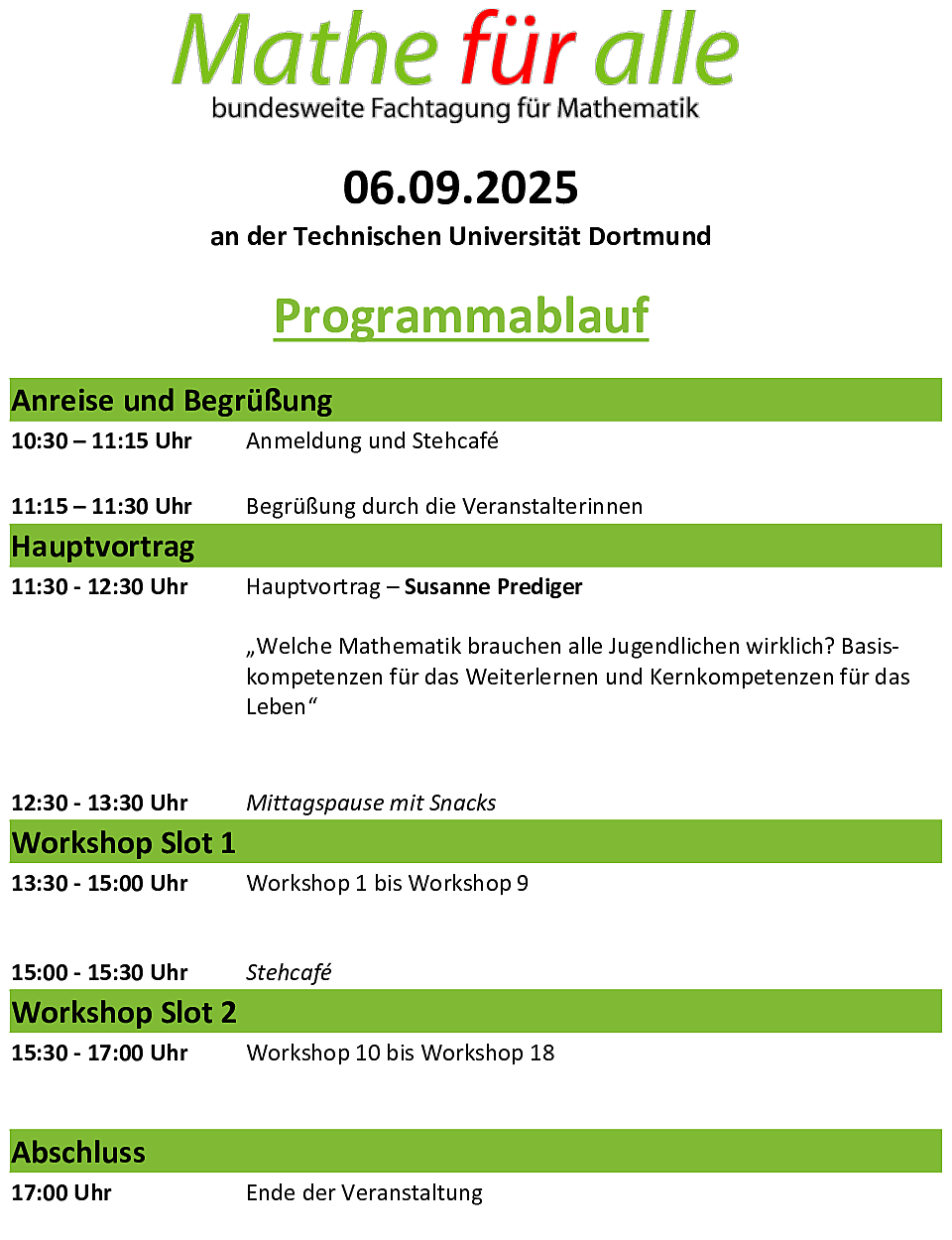 Programmablauf